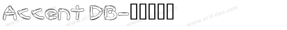 Accent DB字体转换